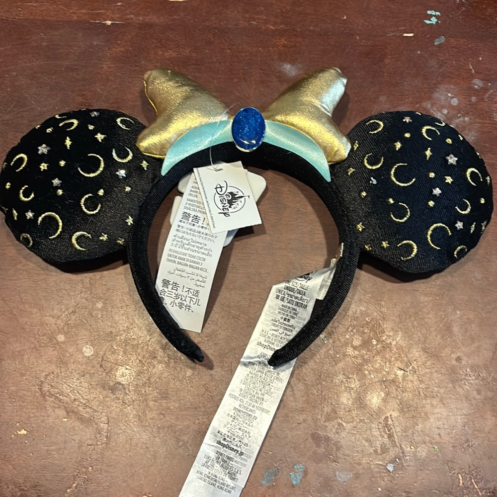 Disney Parks 2022 Princess Jasmine Minnie Mickey Ears Headband BaubleBar NEW NWT